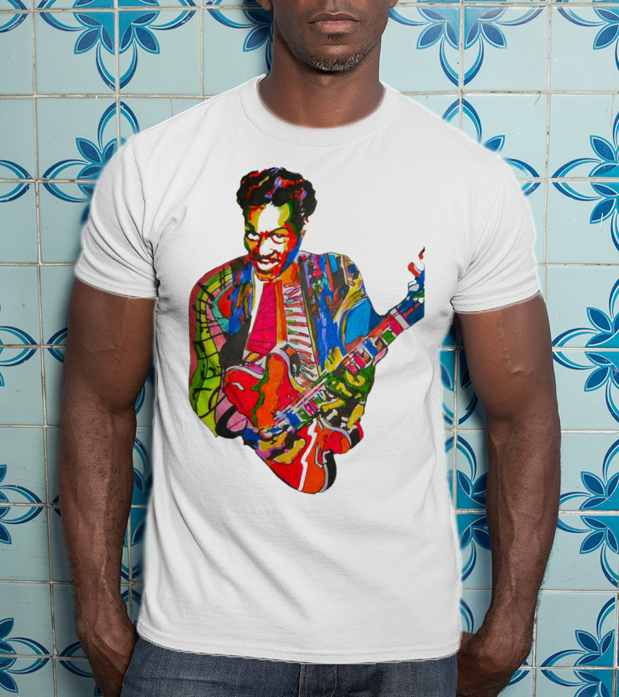 Cbr 03 Psychedelic Guitar Legend Multicolor T-Shirt