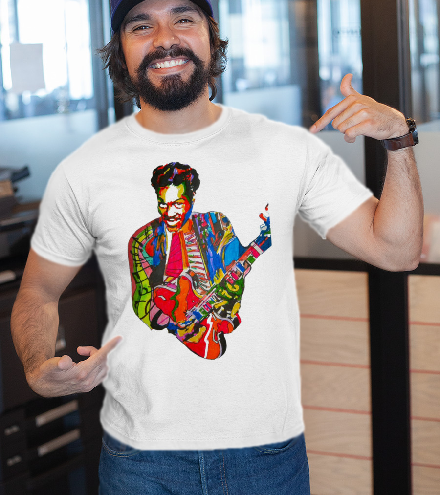 Cbr 03 Psychedelic Guitar Legend Multicolor T-Shirt