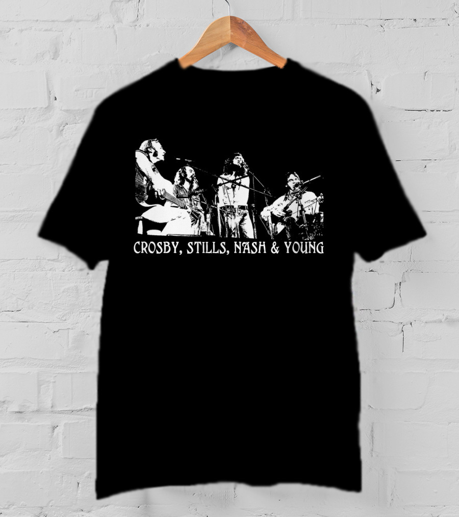 Crosby, Stills, Nash And Young Concert Performance T-Shirt