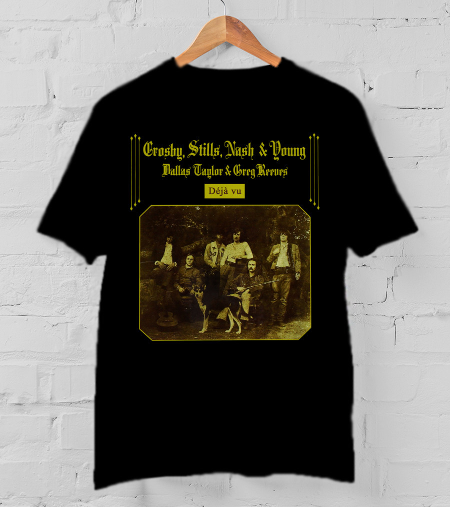 Crosby, Stills, Nash And Young Dallas Taylor And Greg Reeves Déjà Vu T-Shirt