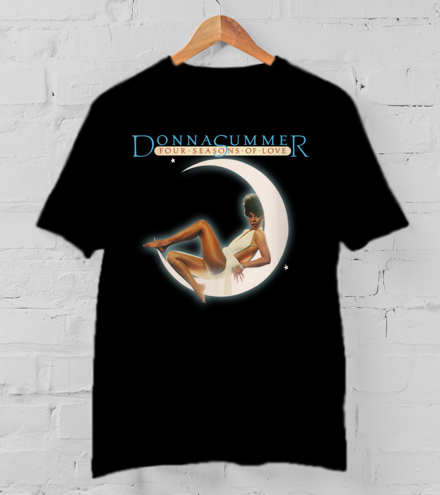Donna Summer Four Seasons Of Love Crescent Moon T-Shirt