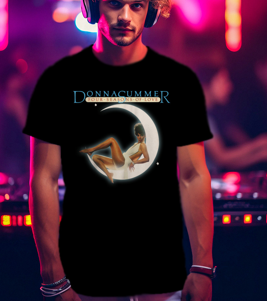 Donna Summer Four Seasons Of Love Crescent Moon T-Shirt