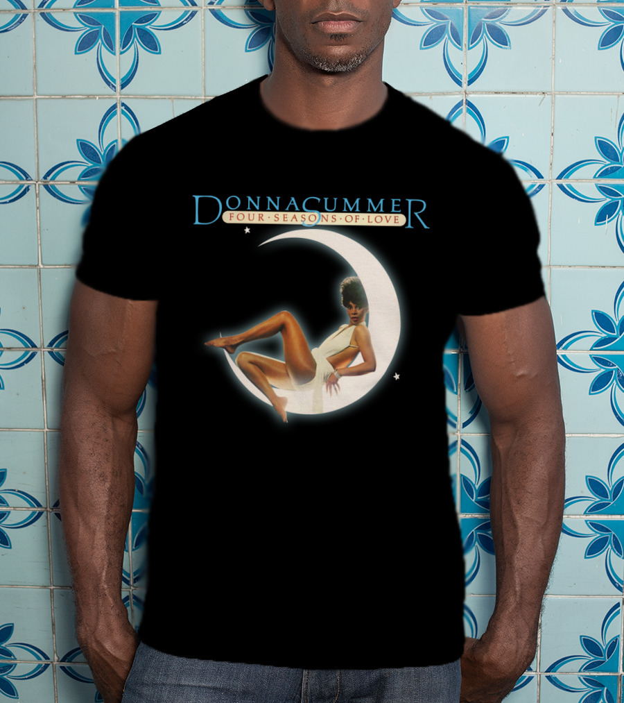 Donna Summer Four Seasons Of Love Crescent Moon T-Shirt