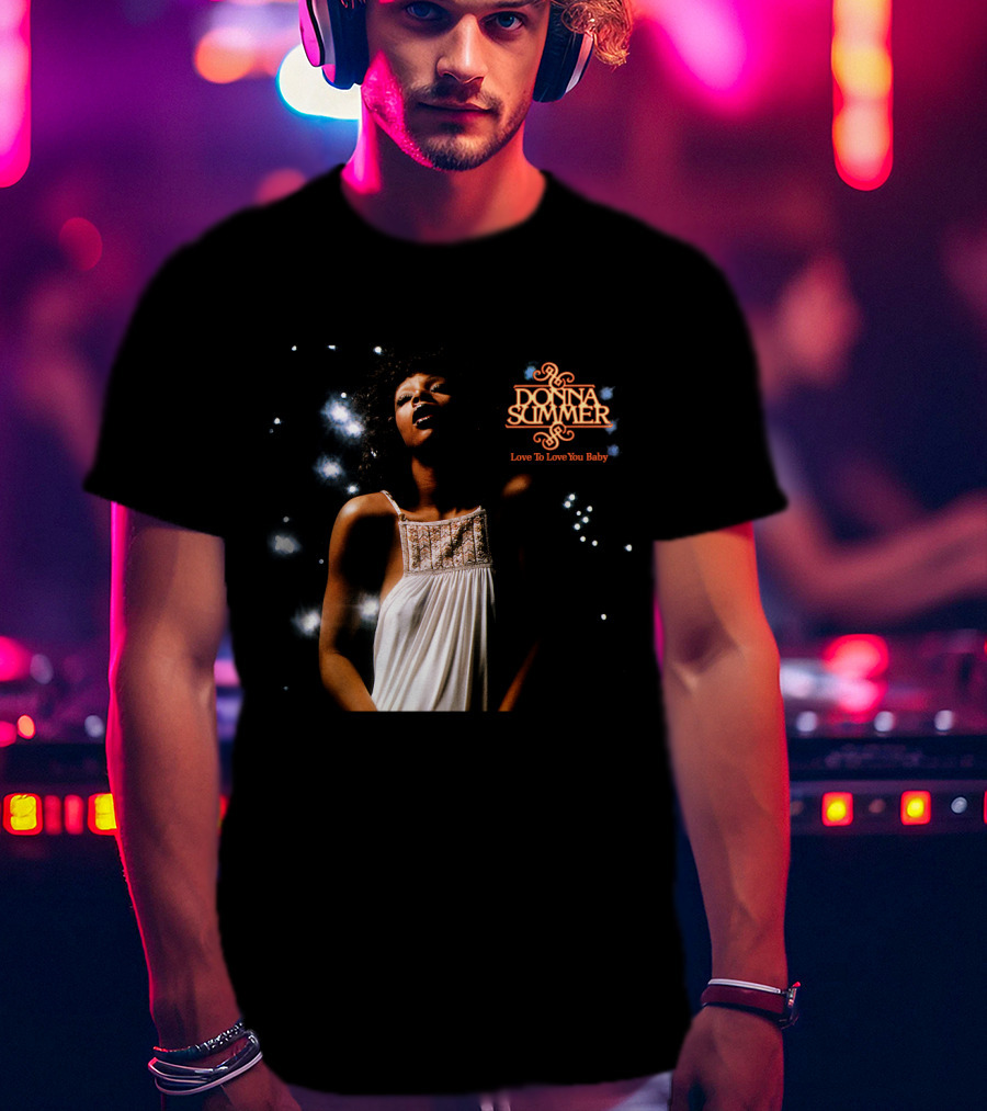 Donna Summer Love To Love You Baby Album Cover T-Shirt