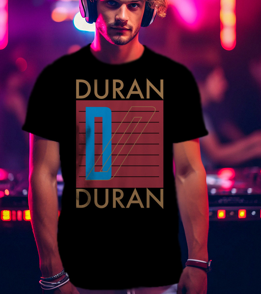 Duran Duran Iconic Logo Design Vintage Style T-Shirt