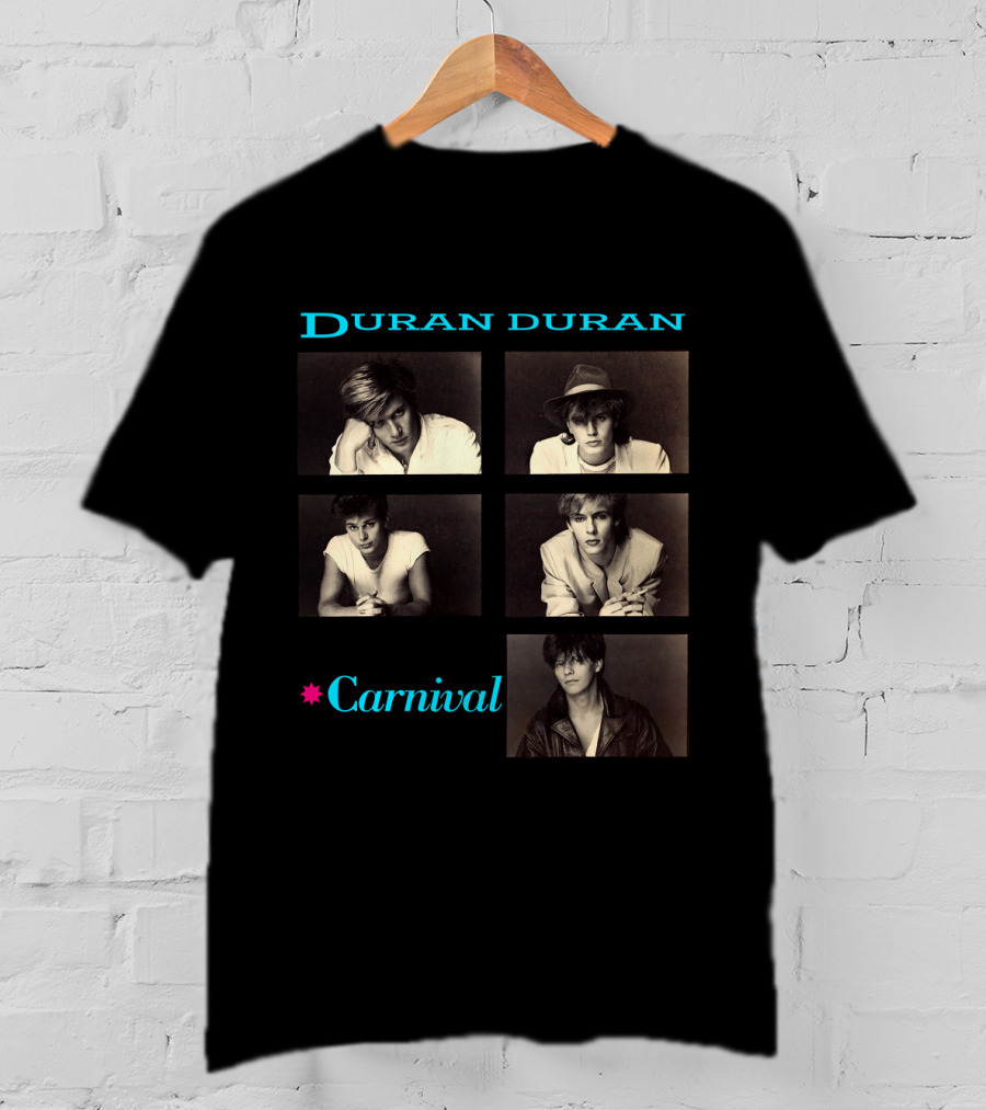 Duran Duran Carnival Five Portrait Montage T-Shirt
