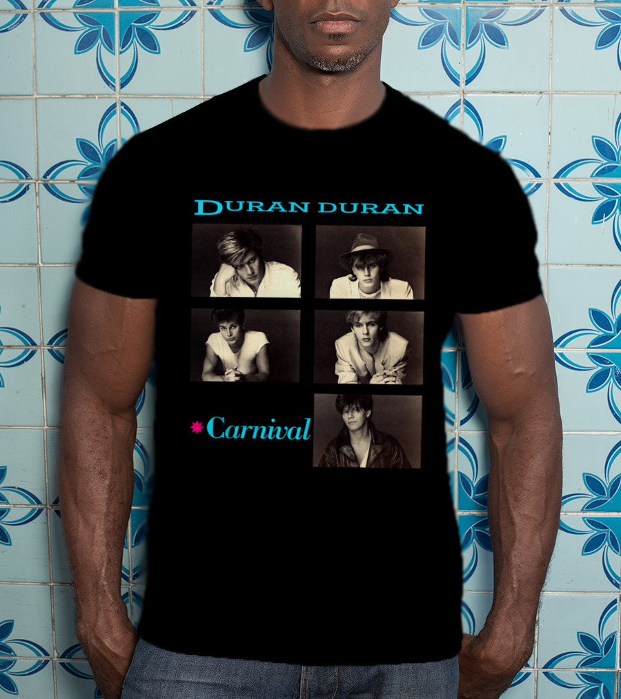 Duran Duran Carnival Five Portrait Montage T-Shirt