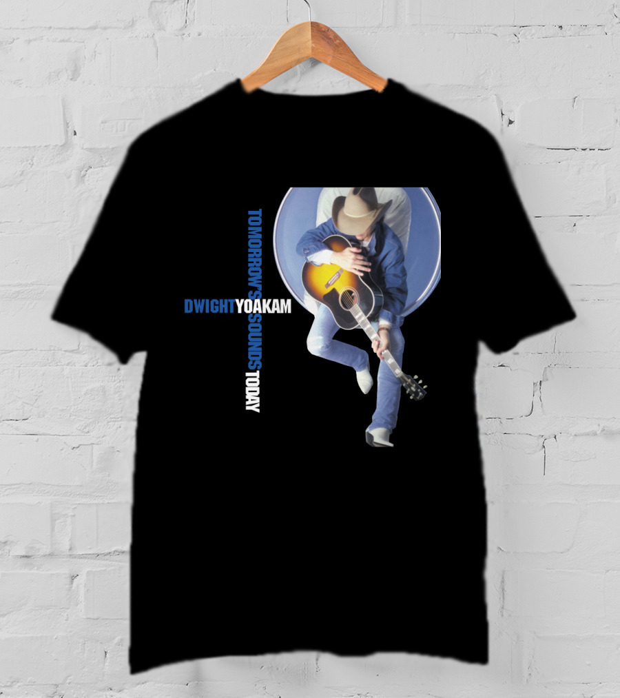 DWIGHT YOAKAM Tomorrow's Sounds Today Cowboy And Guitar T-Shirt