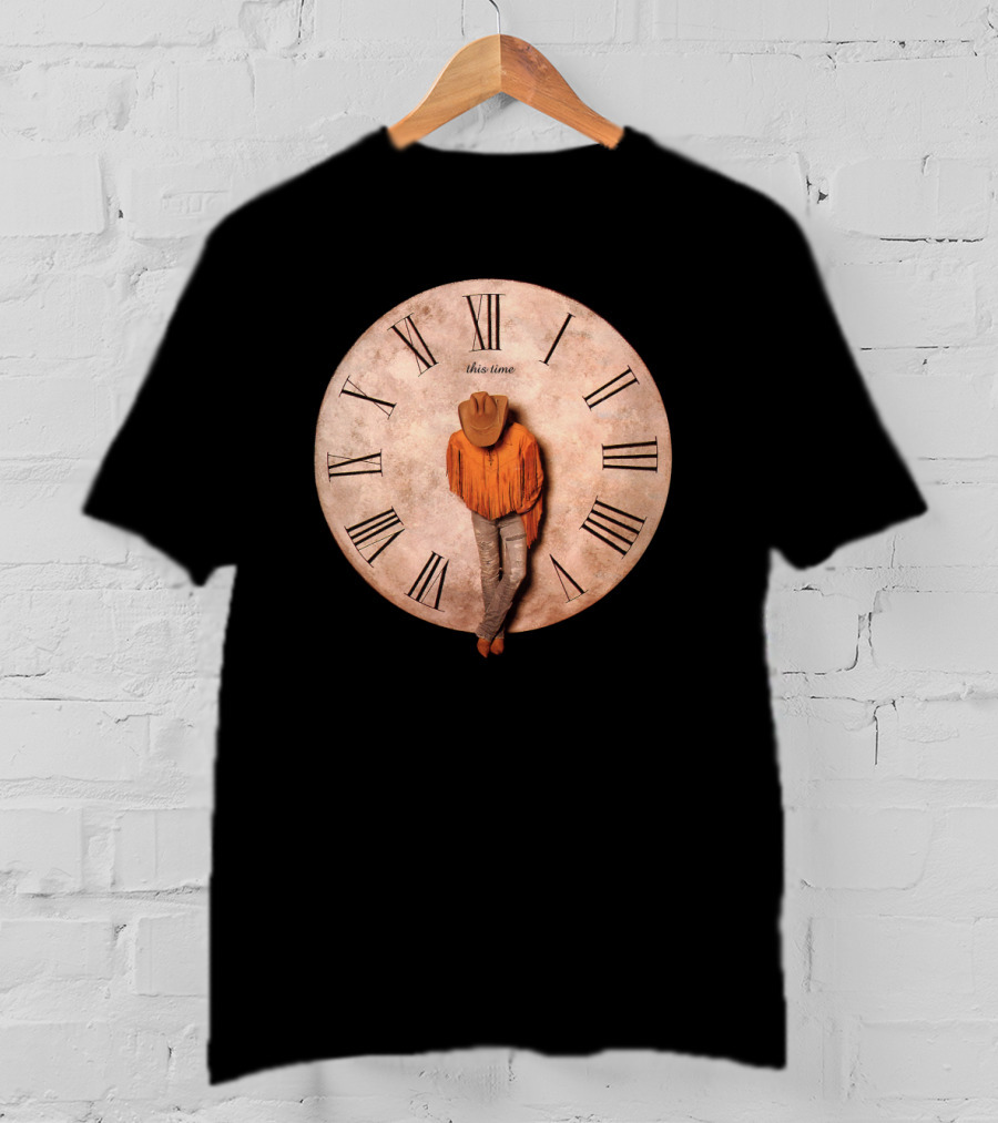 DYK 07 This Time Cowboy Clock Roman Numerals T-Shirt