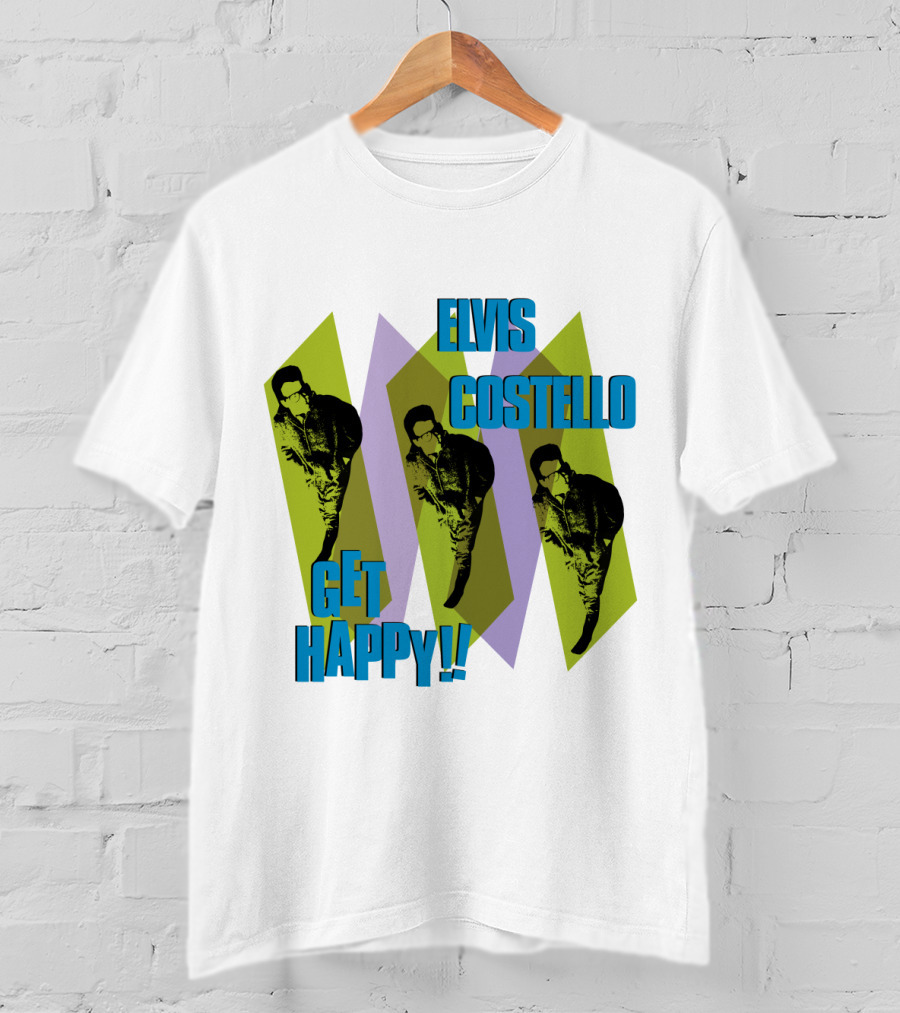 Elvis Costello Get Happy EVCTL 10 Be T-Shirt