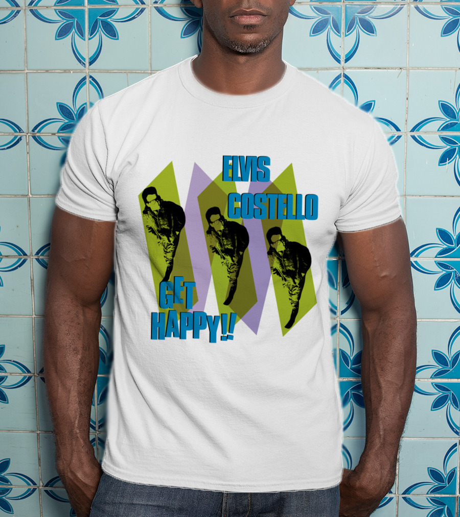 Elvis Costello Get Happy EVCTL 10 Be T-Shirt