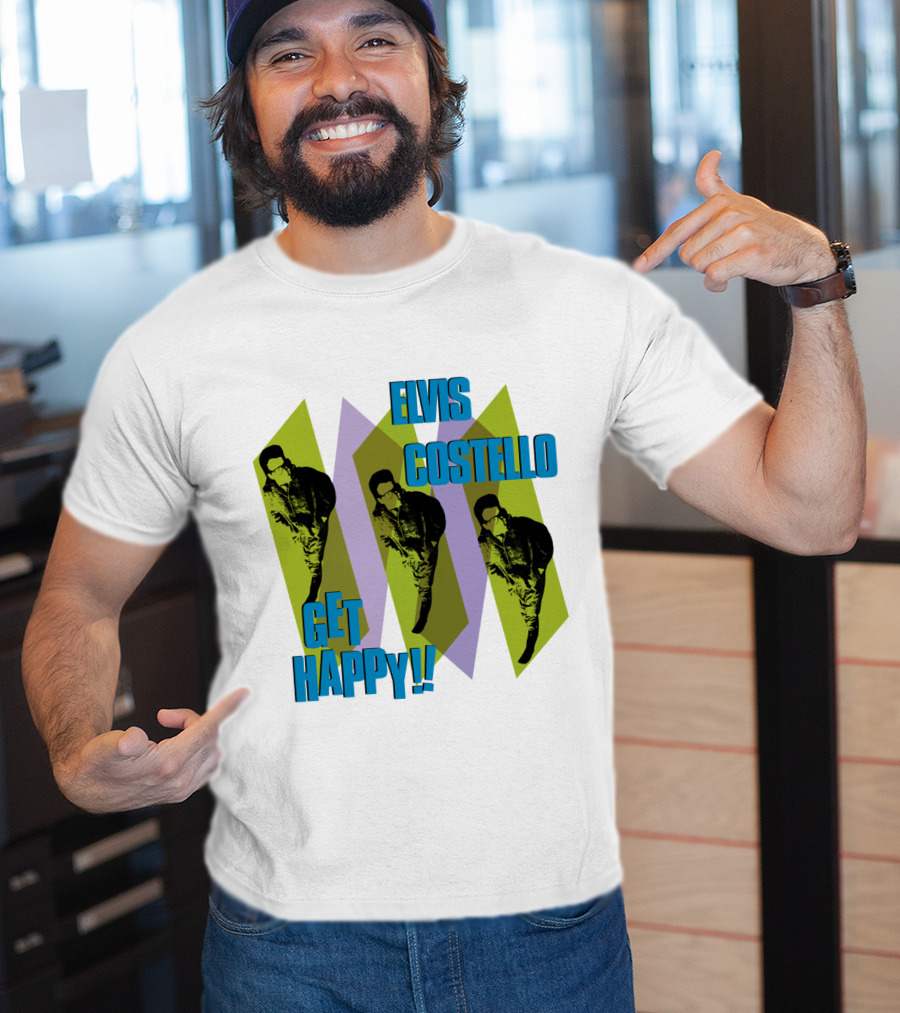 Elvis Costello Get Happy EVCTL 10 Be T-Shirt