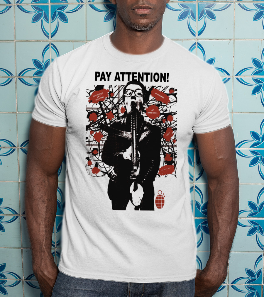 Pay Attention EVCTL 15 Amplified Warnings Get Angry New Frenzy T-Shirt
