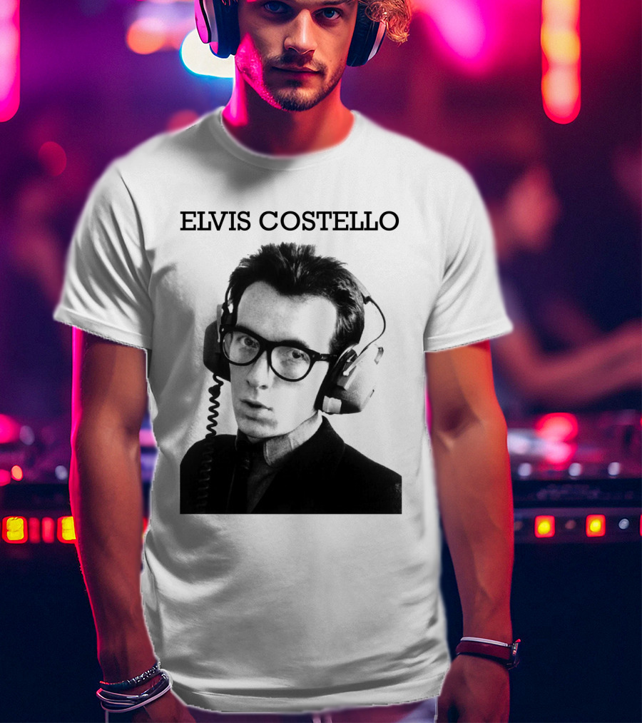 Elvis Costello EVCTL 16 Stereophonic Headphones T-Shirt