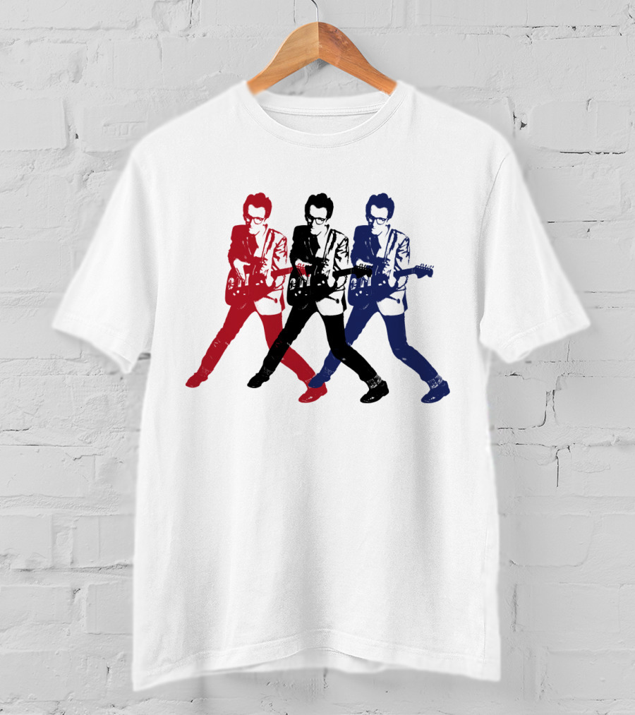 Evctl 19 Red Blue White Rock Trio T-Shirt