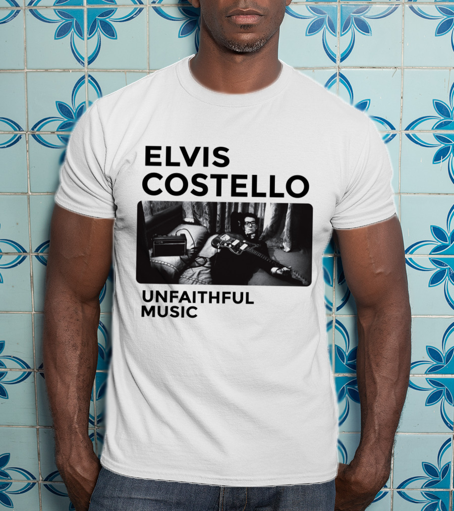 Elvis Costello Unfaithful Music Album Cover Image T-Shirt