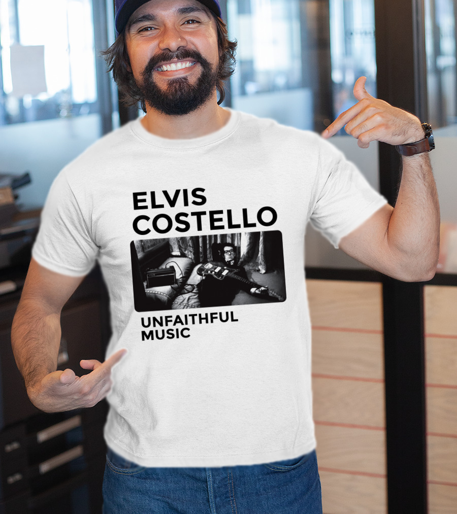 Elvis Costello Unfaithful Music Album Cover Image T-Shirt