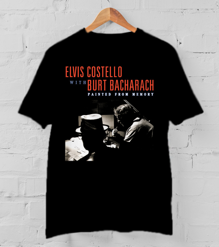 Elvis Costello With Burt Bacharach Painted From Memory T-Shirt
