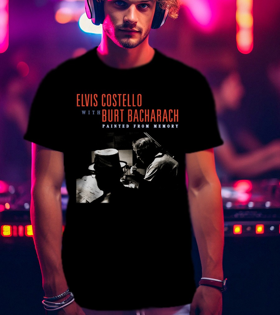 Elvis Costello With Burt Bacharach Painted From Memory T-Shirt