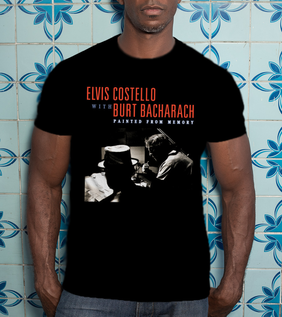 Elvis Costello With Burt Bacharach Painted From Memory T-Shirt