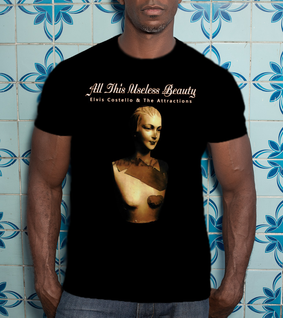 All This Useless Beauty Elvis Costello And The Attractions Mannequin Bust T-Shirt
