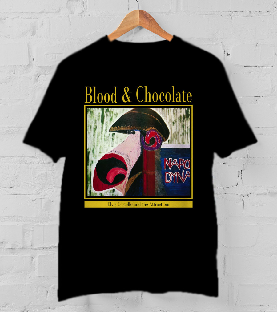 Blood And Chocolate Elvis Costello And The Attractions Napo Dyno T-Shirt