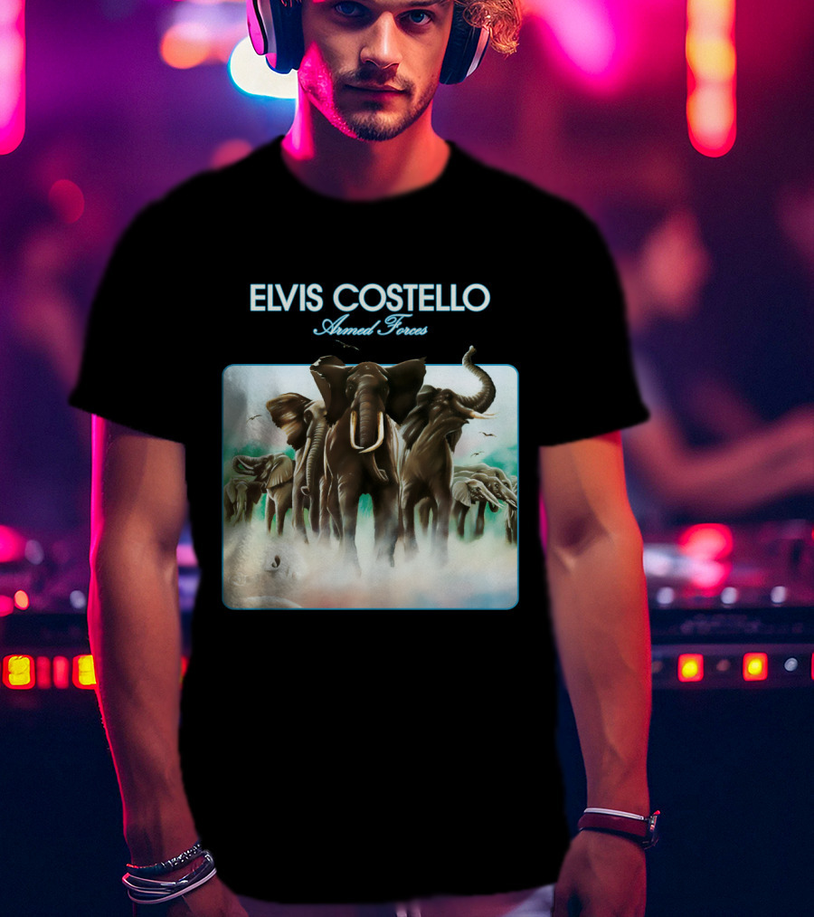 Elvis Costello Armed Forces Elephant T-Shirt