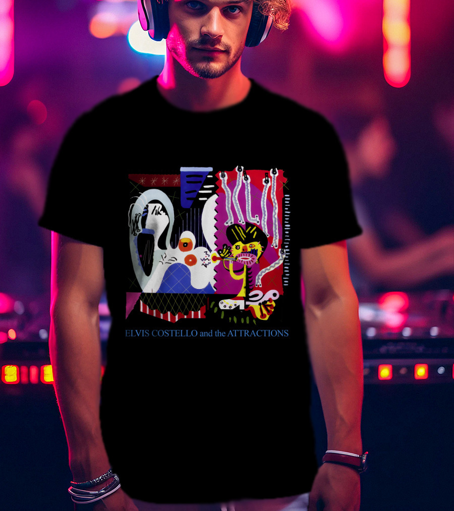 ELVIS COSTELLO And The ATTRACTIONS Imperial Bedroom Album Cover T-Shirt