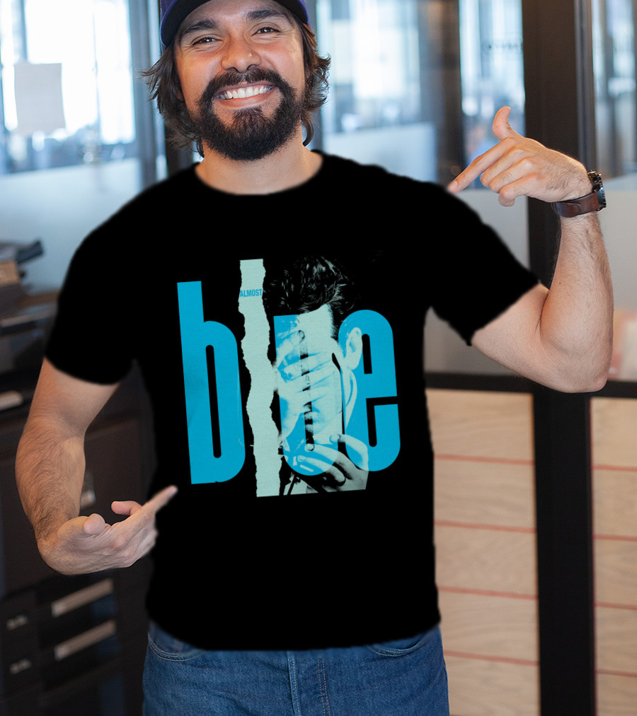 EVCTL 37 Almost Blue Torn T-Shirt