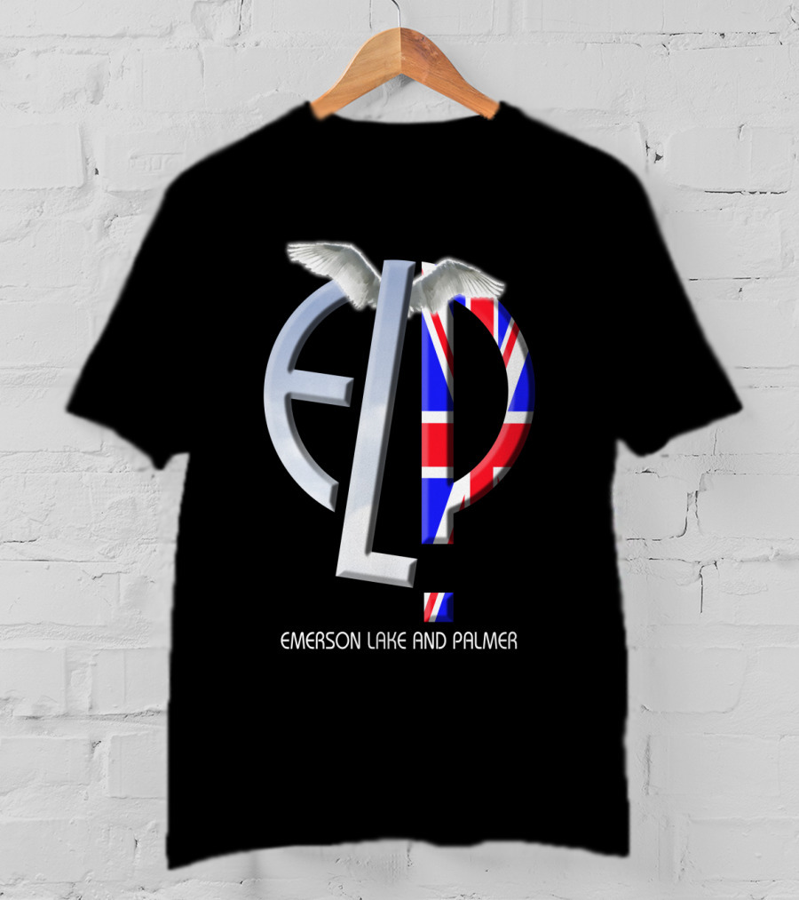Emerson Lake And Palmer Elp 02 Union Jack Wings T-Shirt