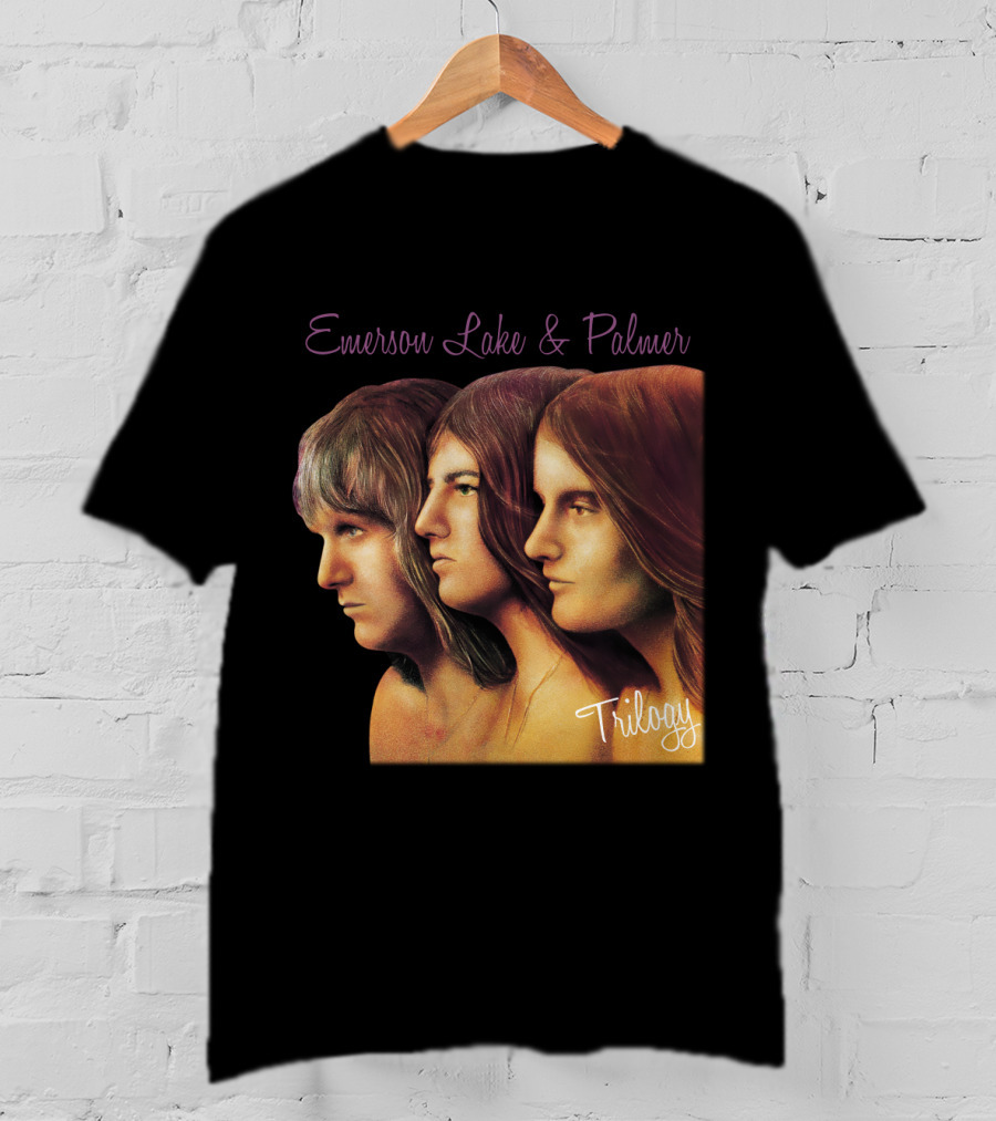 Emerson Lake & Palmer Trilogy Album Cover Art T-Shirt