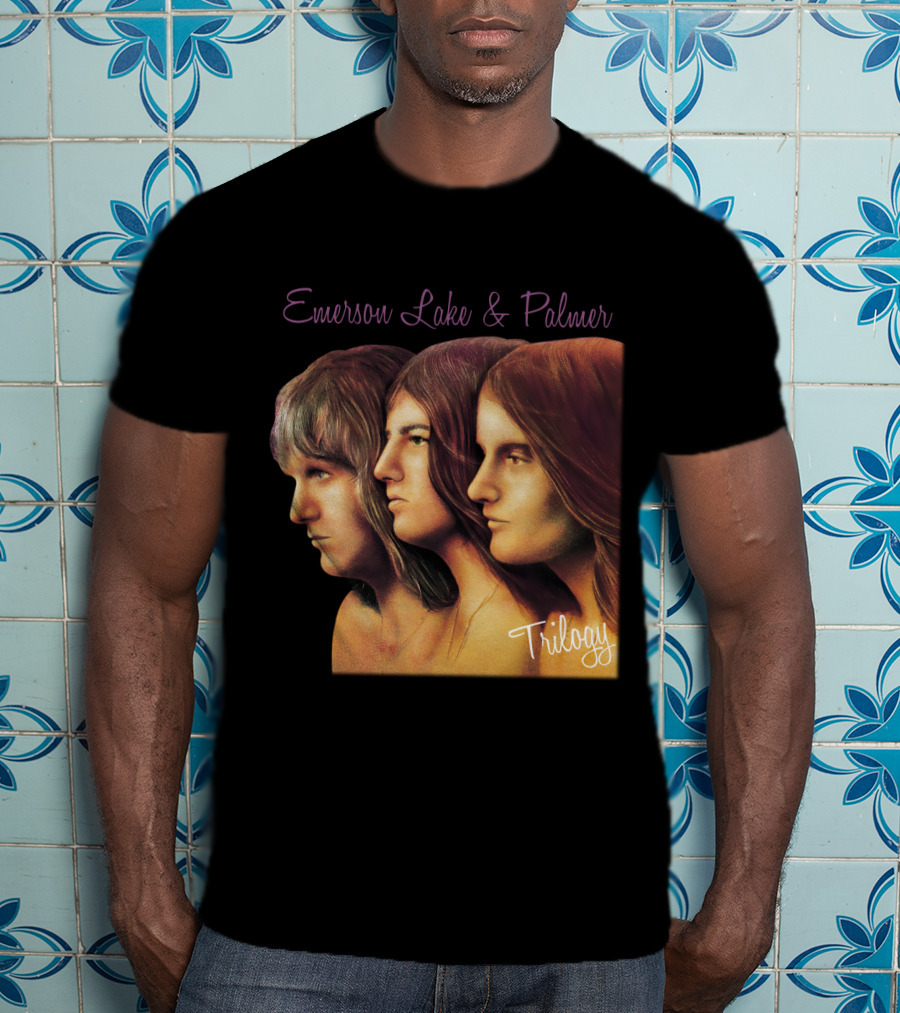Emerson Lake & Palmer Trilogy Album Cover Art T-Shirt