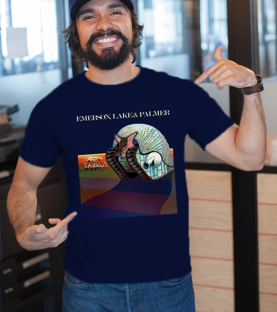 Emerson, Lake And Palmer Tarkus 12 Album Cover T-Shirt