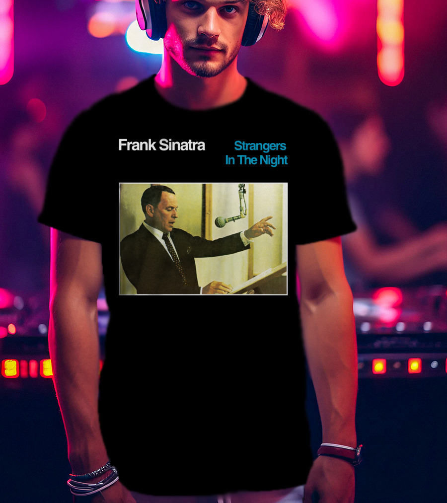 Frank Sinatra Strangers In The Night Classic Album Cover T-Shirt