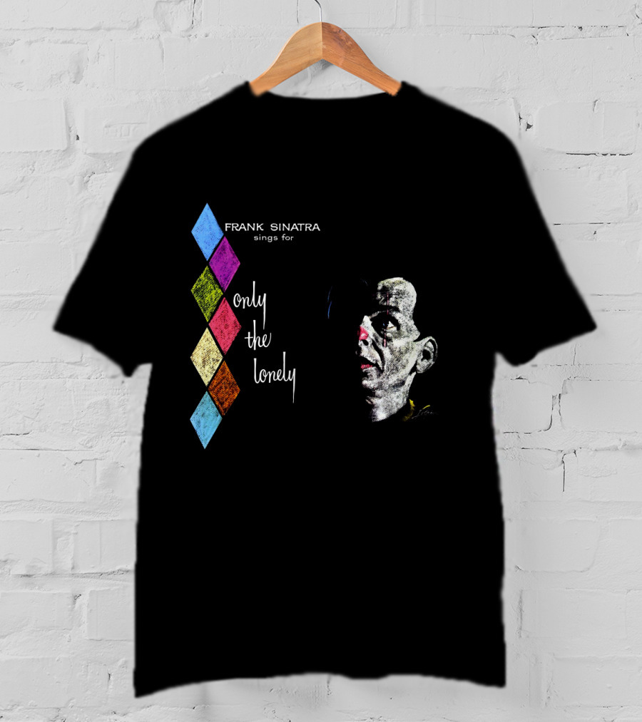 Frank Sinatra Sings For Only The Lonely Diamond Pattern FSNT 02 T-Shirt