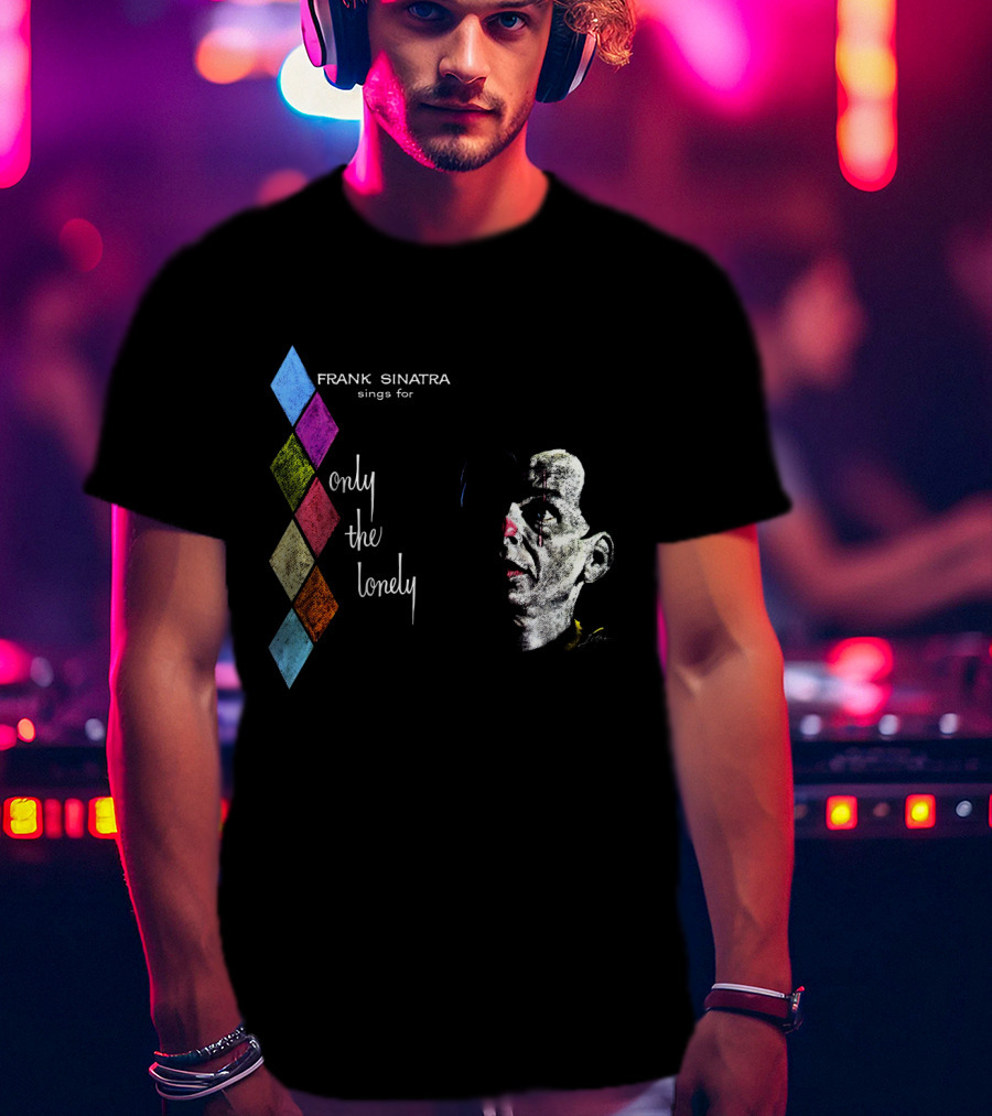 Frank Sinatra Sings For Only The Lonely Diamond Pattern FSNT 02 T-Shirt