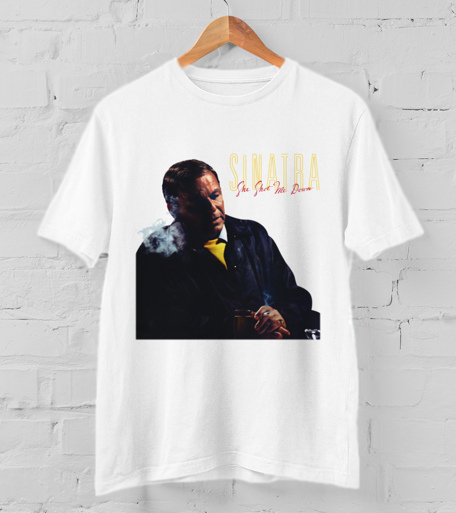 SINATRA She Shot Me Down Smoking Jacket T-Shirt