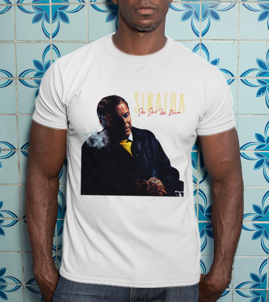 SINATRA She Shot Me Down Smoking Jacket T-Shirt