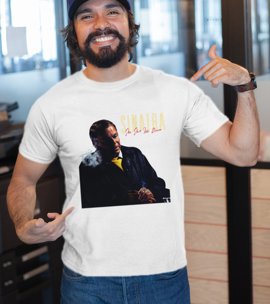 SINATRA She Shot Me Down Smoking Jacket T-Shirt