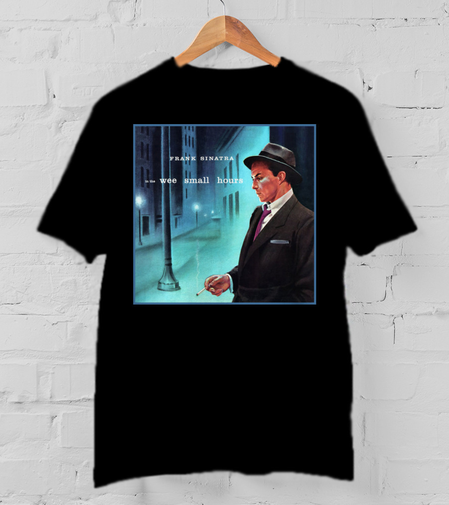 Frank Sinatra In The Wee Small Hours Classic Album Cover Smoking Night Scene T-Shirt