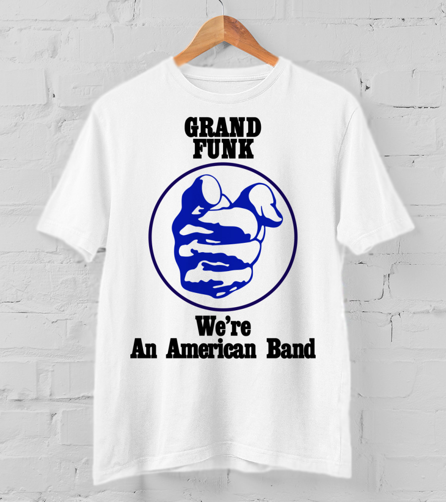 Grand Funk We're An American Band Vintage Fist T-Shirt