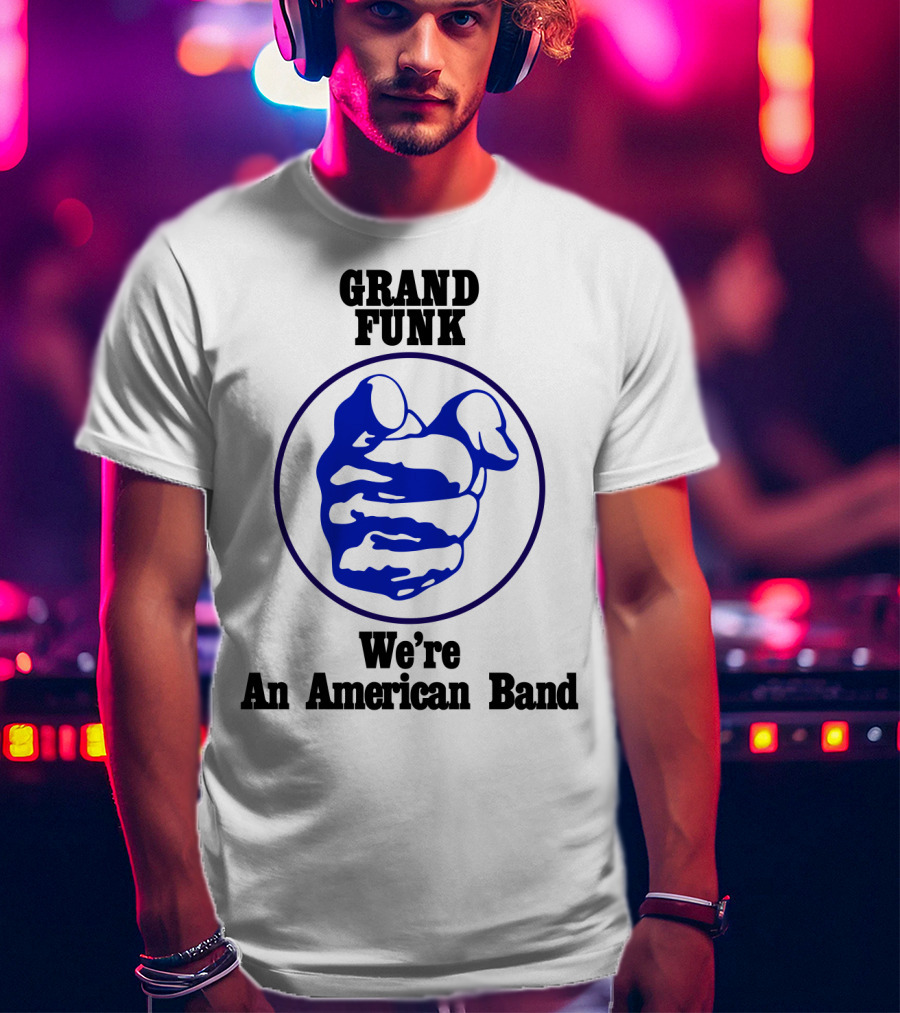 Grand Funk We're An American Band Vintage Fist T-Shirt