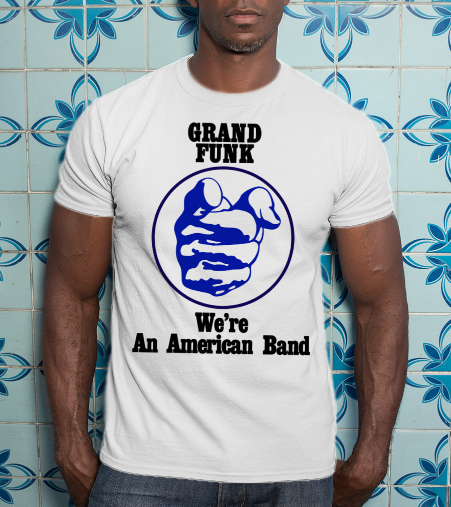 Grand Funk We're An American Band Vintage Fist T-Shirt