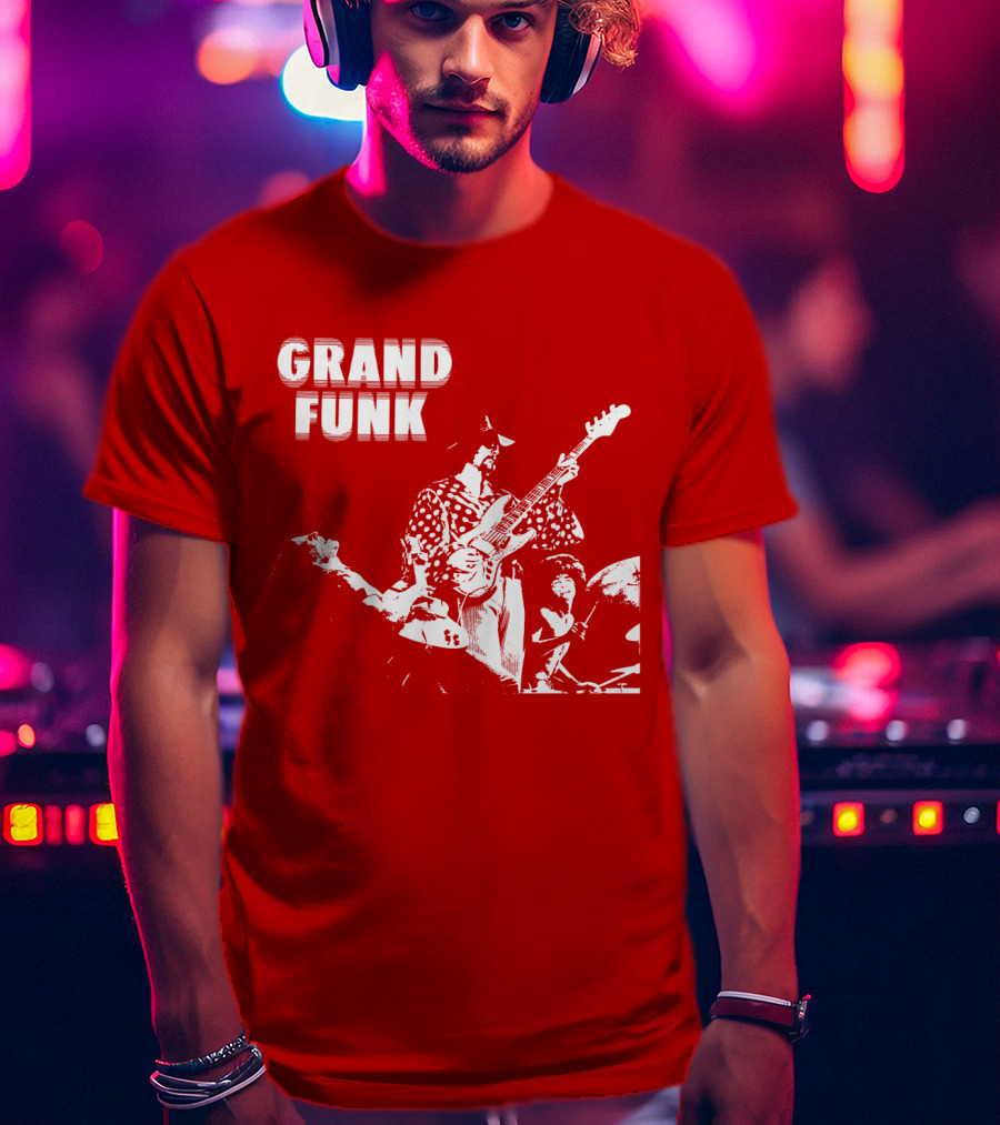 Grand Funk Railroad Band Live Rock Performance GFR 10 T-Shirt