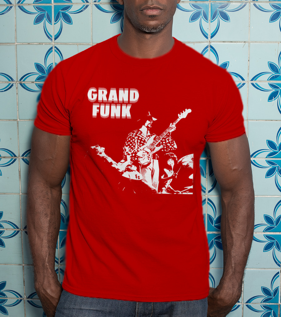 Grand Funk Railroad Band Live Rock Performance GFR 10 T-Shirt