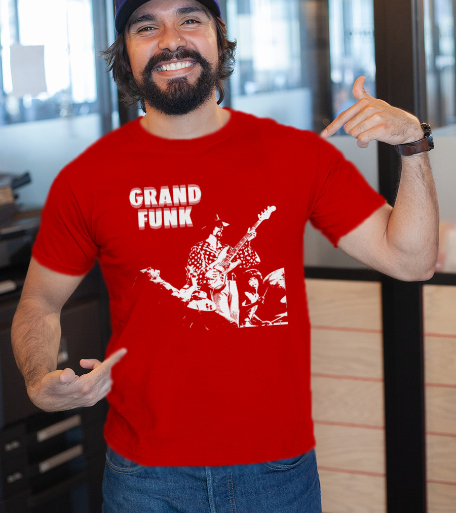Grand Funk Railroad Band Live Rock Performance GFR 10 T-Shirt
