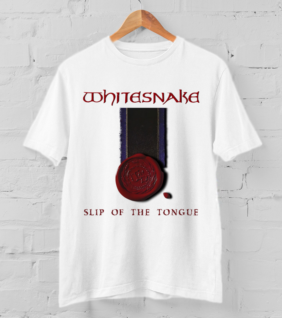 Whitesnake Slip Of The Tongue Red Seal T-Shirt