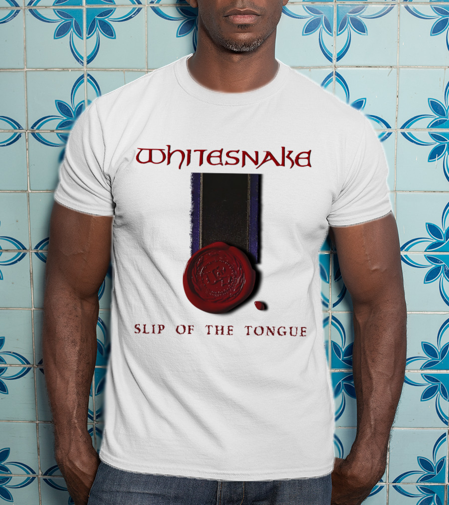 Whitesnake Slip Of The Tongue Red Seal T-Shirt