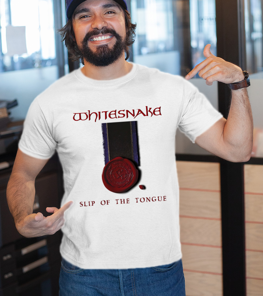 Whitesnake Slip Of The Tongue Red Seal T-Shirt