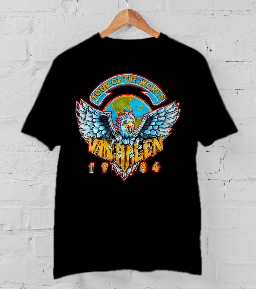 Tour Of The World Van Halen 1984 T-Shirt